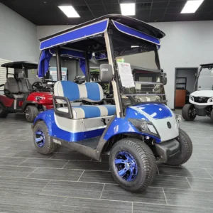 Blue 2021 Yamaha Drive 2 QuieTech EFI Golf Cart for Sale