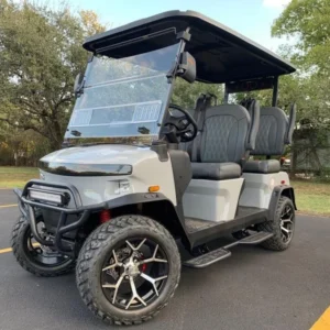 New arrivals gray 2025 denago ev rover xl golf cart.webp