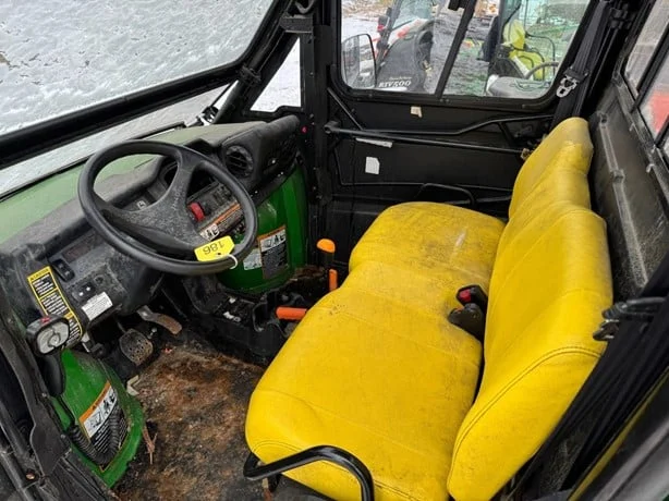 John Deere Gator Diesel with Enclosed Cab For Sale - Image 3