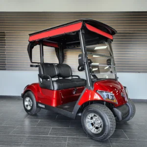 Red 2021 Yamaha Drive 2 QuieTech EFI Golf Cart for Sale