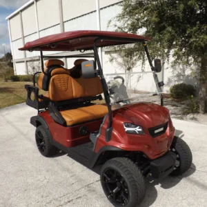 Red 2024 GORILLA G4 LI 4 Pass Lithium Golf Cart for Sale