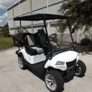 White 2023 HONOR LSV 2+2 G1 Lifted Lithium Golf Cart for Sale