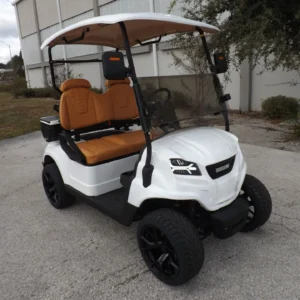 White 2024 GORILLA G2 LI 2 Pass Lithium Golf Cart for Sale